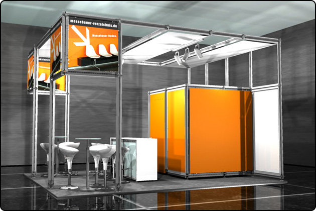 System Messestand mieten oder kaufen Messebau mit Ausstellungssystemen