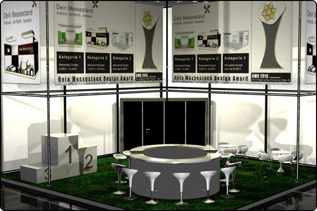 Messebau für den Messestand auf der Messe Numismata Berlin Messebau Numismata Berlin
