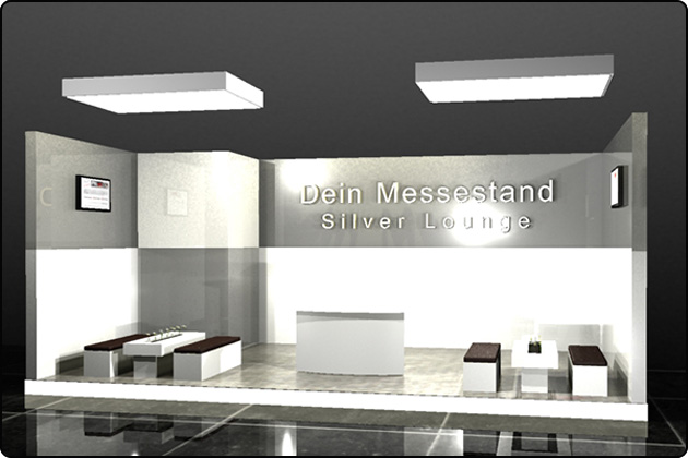 Messestand mit exklusiver Wirkung Messebau exklusiv
